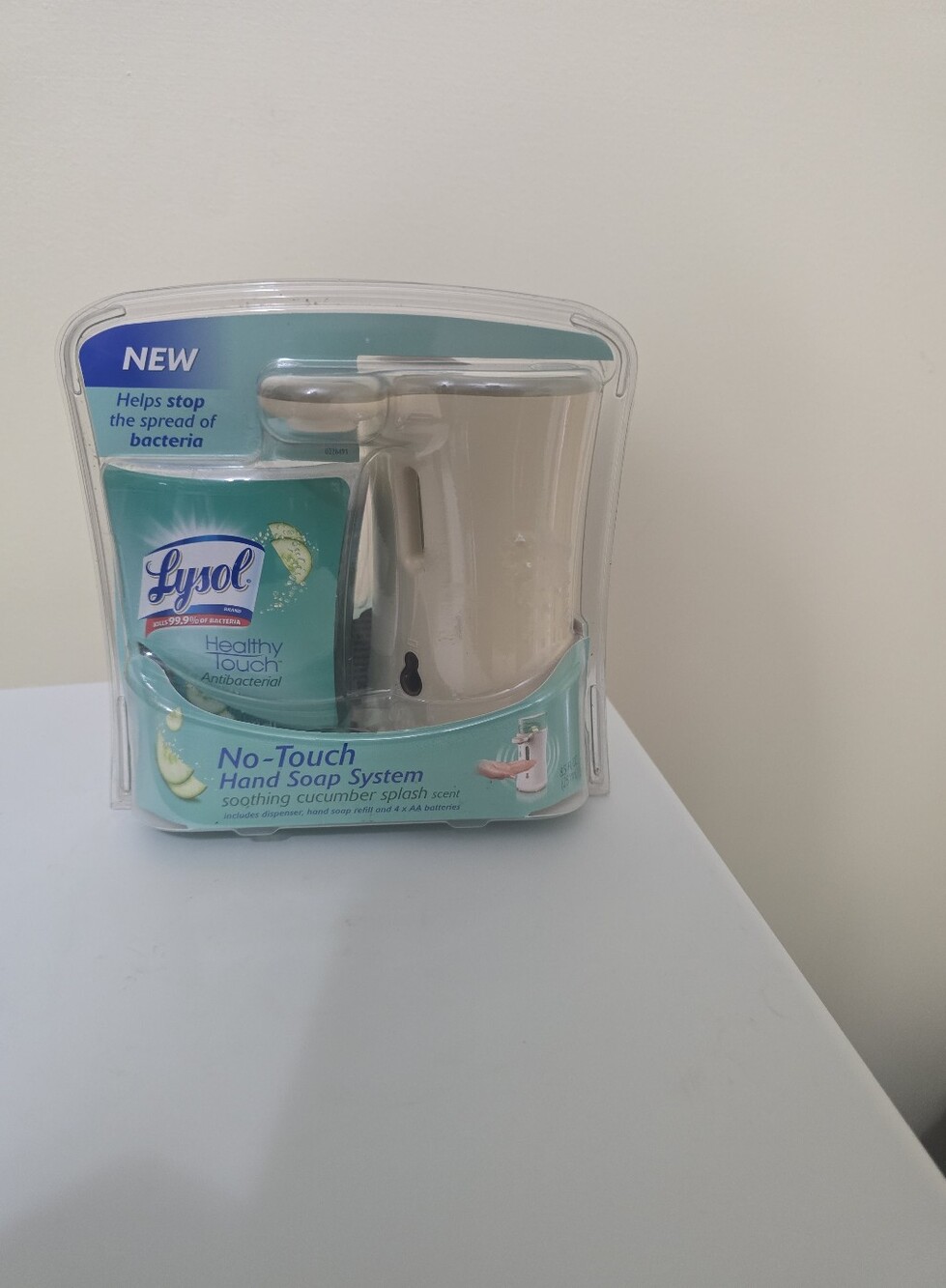 Lysol No-Touch Hand Soap System Soothing Cucumber Splash NWOT